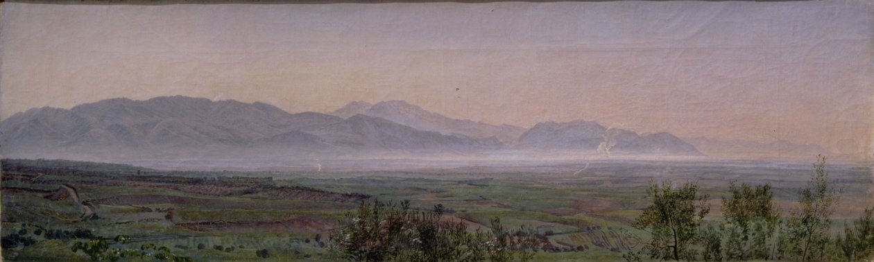 Pontine Marshes, c.1840 (olej na papíře) od Aleksandr Andreevich Ivanov
