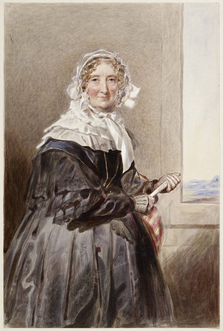 Portrét Marie-Amélie, královny Francie (akvarel a tělová barva na krémovém papíře) od Aleksandr Pavlovich Bryullov