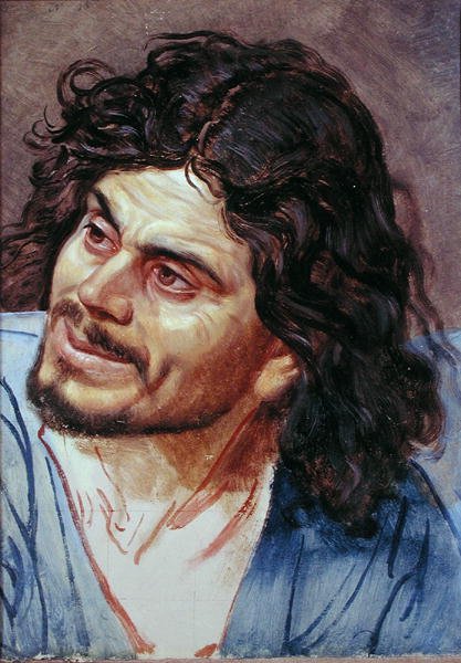 Hlava nevolníka od Aleksandr Andreevich Ivanov