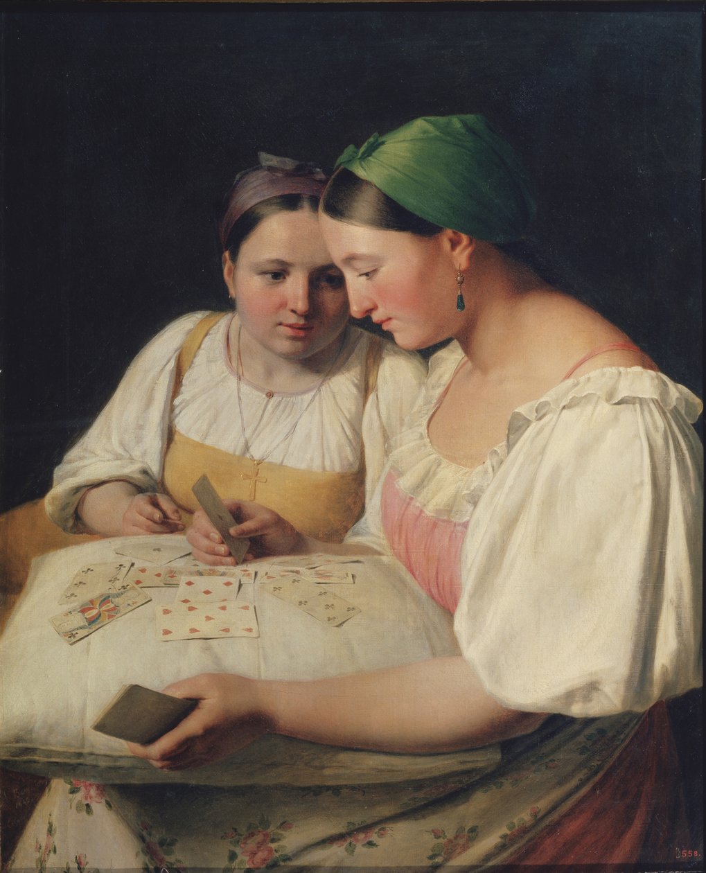 Věštění, 1842 od Aleksei Gavrilovich Venetsianov
