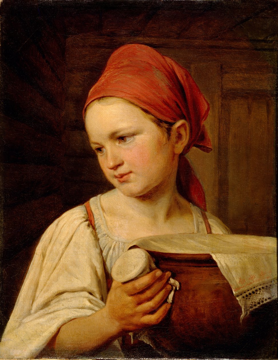 Milkgirl, 1820 od Aleksei Gavrilovich Venetsianov