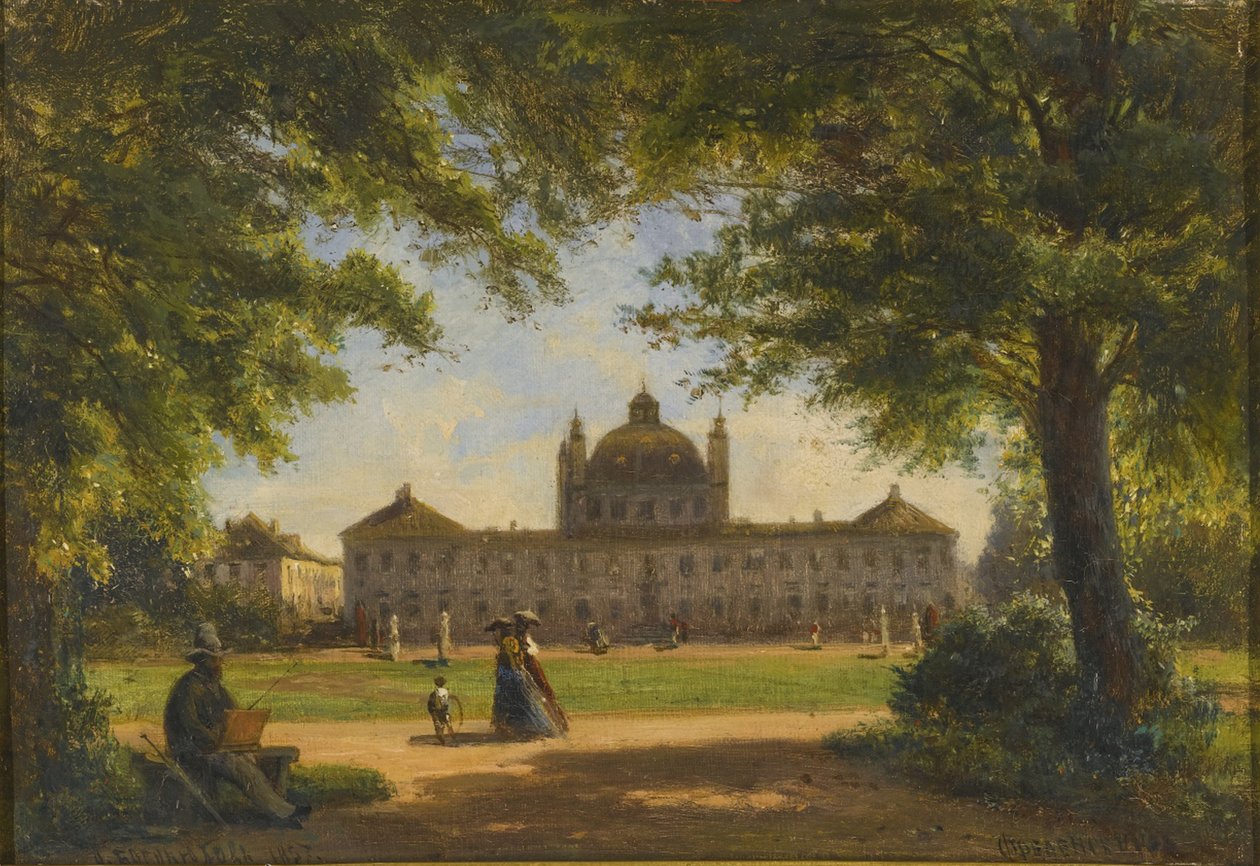 palác Fredensborg od Aleksei Petrovich Bogolyubov