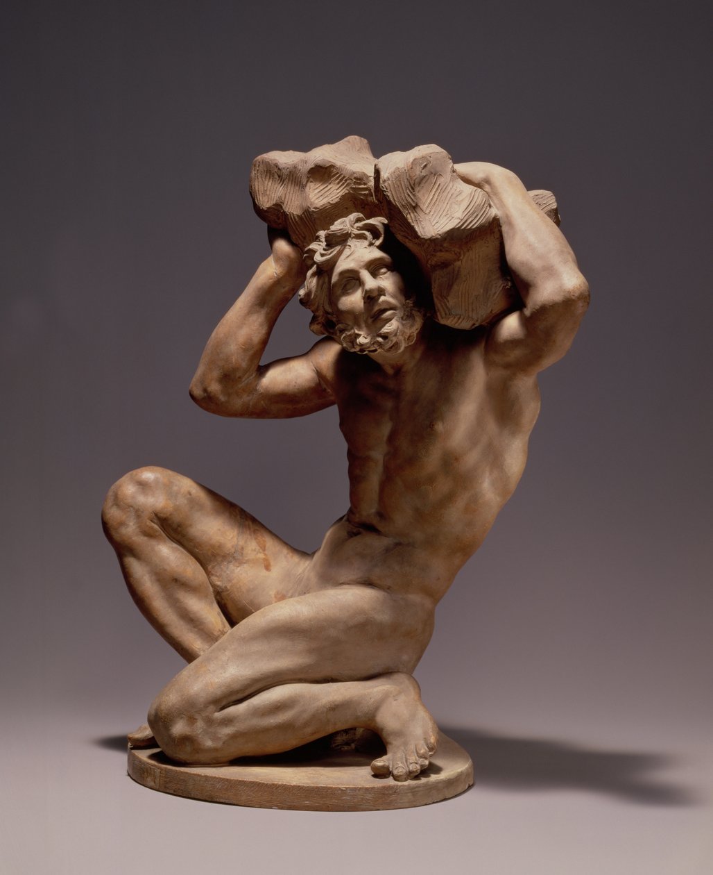 Titan, cca 1650-54 (terakota) od Alessandro Algardi
