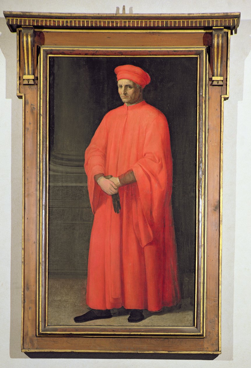 Portrét Francesca Datiniho od Alessandro Allori