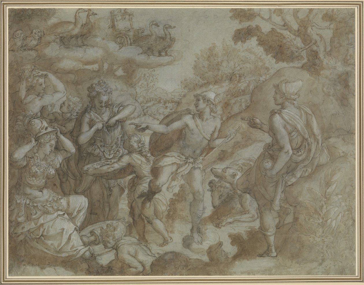 Soud v Paříži, 1583. od Alessandro Allori
