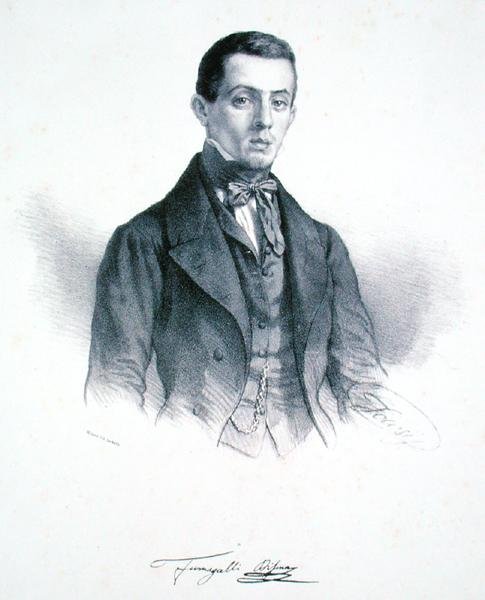Disma Fumagalli (1826-93) (rytina) od Alessandro Focosi