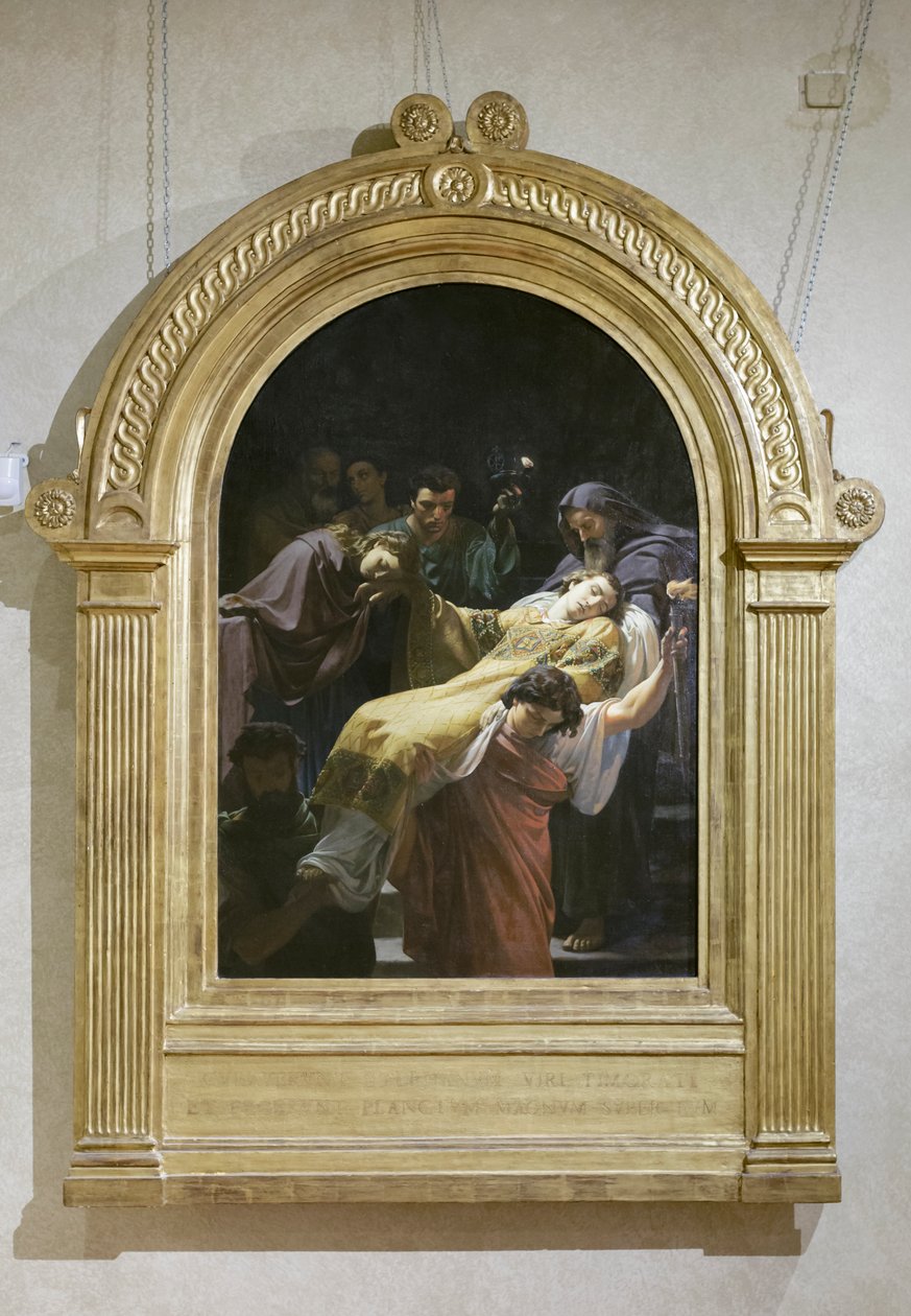 Transport svatého Štěpána od Alessandro Franchi