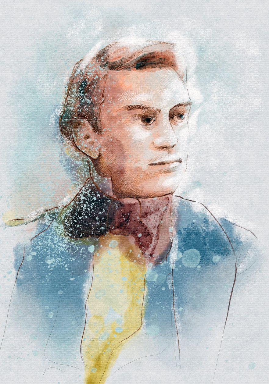 Alfred Nobel, 2023 (ilustrace) od Alessandro Lonati