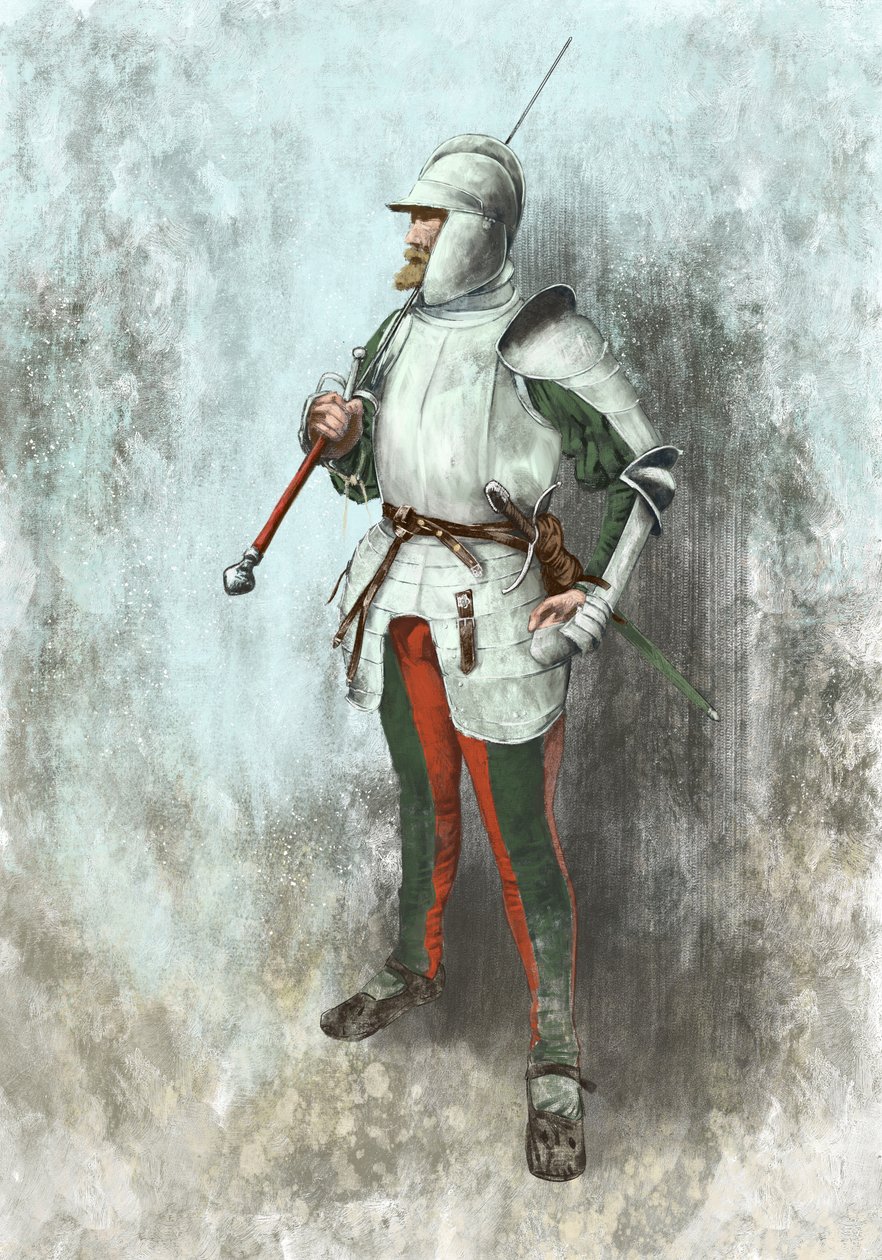 Lansquenet haarniskassa (kuva) od Alessandro Lonati
