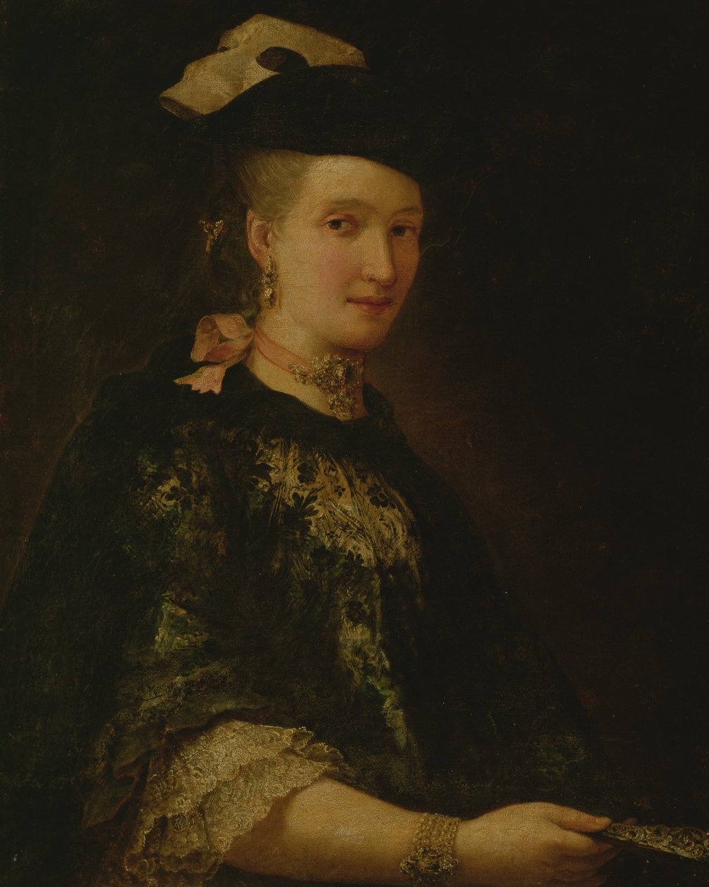 Portrét dámy od Alessandro Longhi