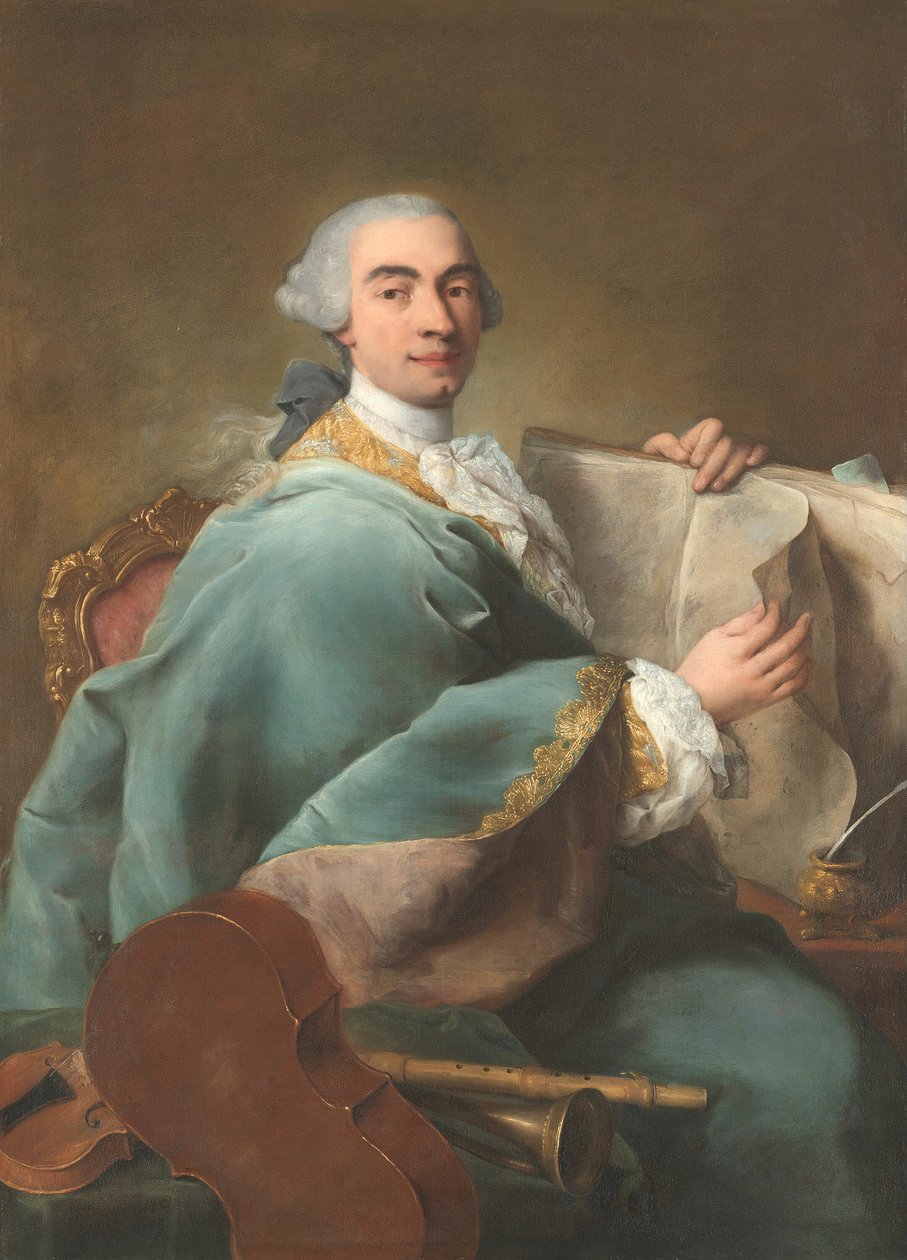 Portrét hudebníka, ca. 1770. od Alessandro Longhi