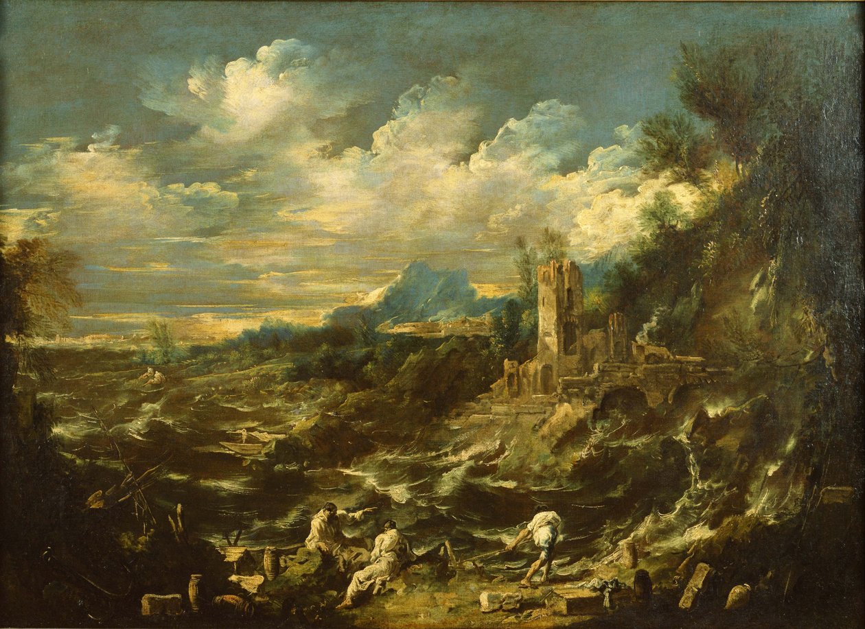Bouřlivé mořské scenérie od Alessandro Magnasco