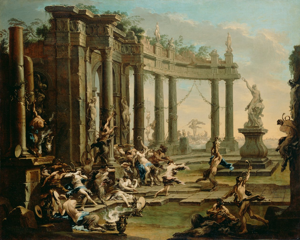 Bachnale, s.1720-30 od Alessandro Magnasco