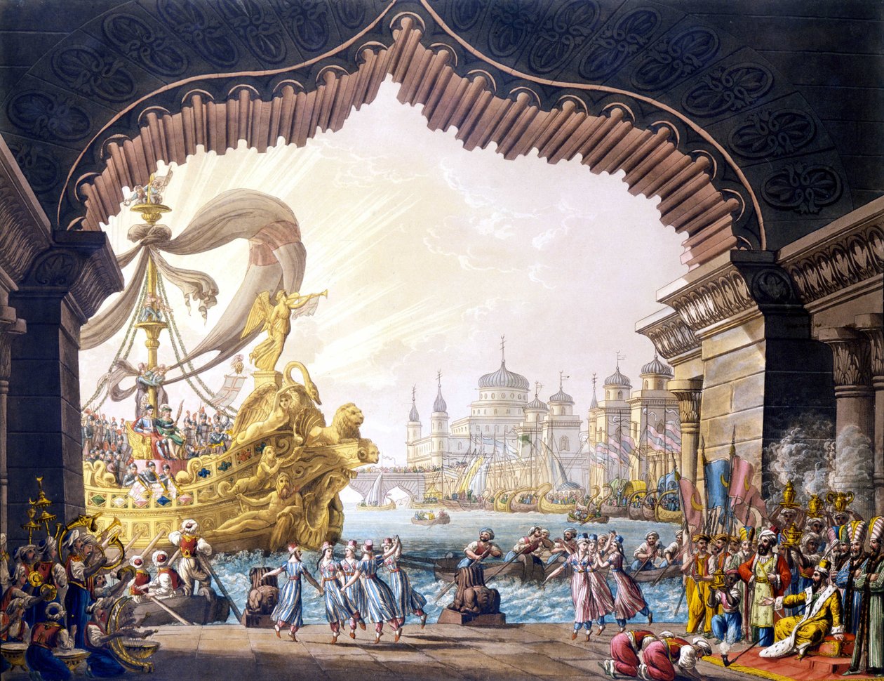 Křižák v Egyptě od Alessandro Sanquirico