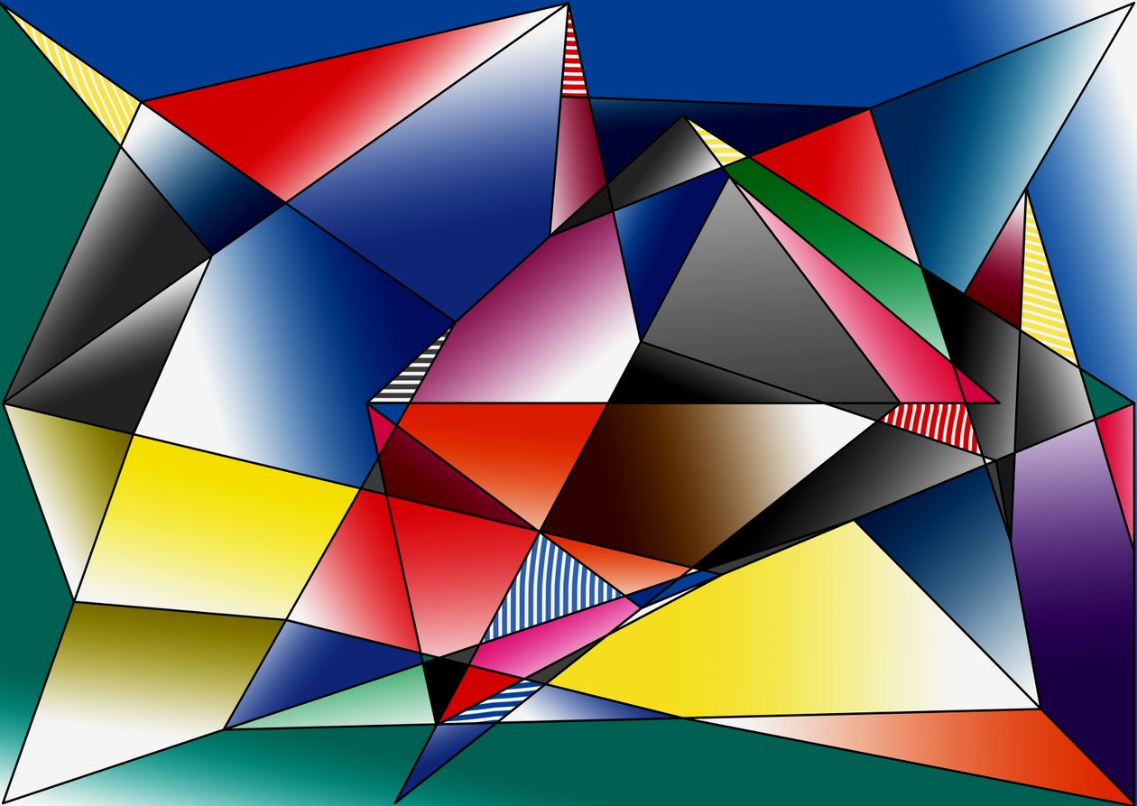 Kameny, 2019, (gradient) od Alex Caminker