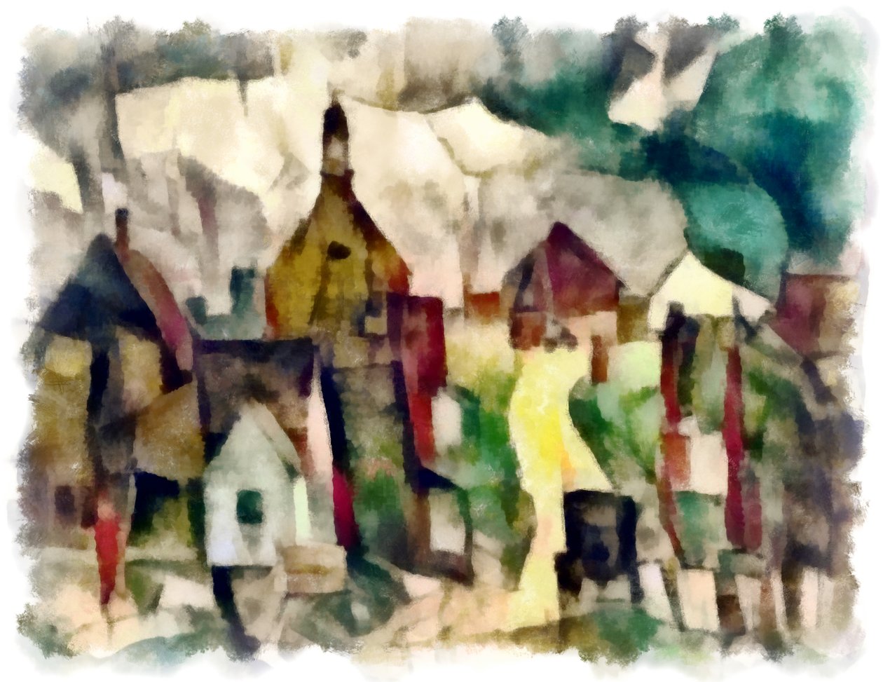 Pohled (zelený) #20,2016, od Alex Caminker