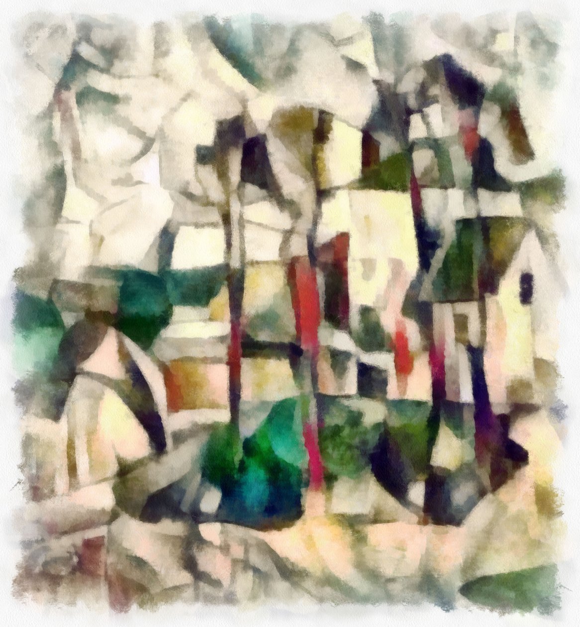 Pohled (zelený) #21,2016, od Alex Caminker