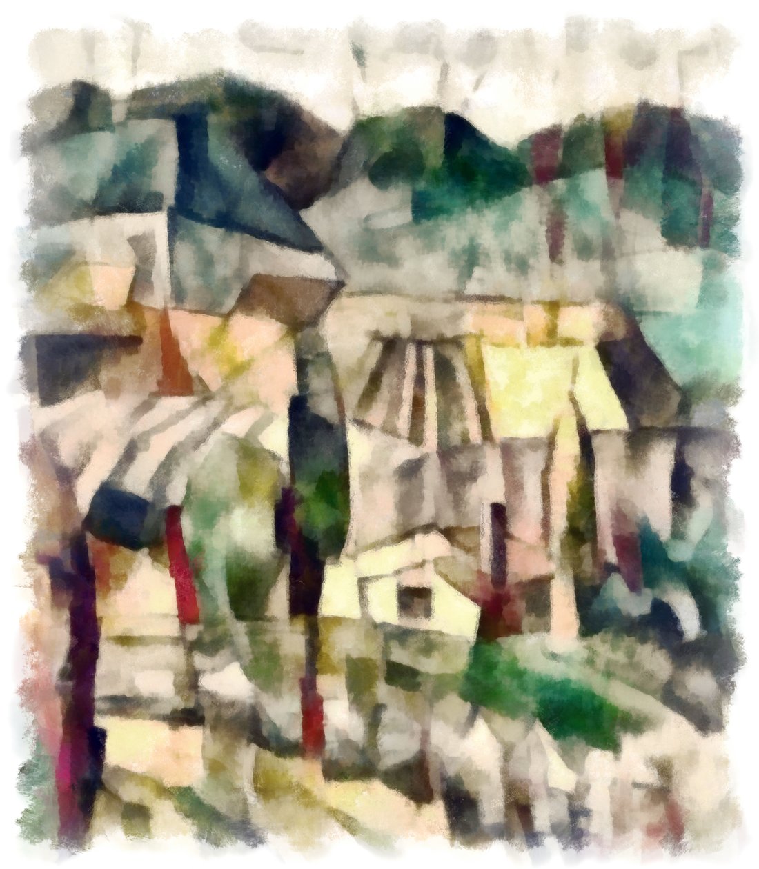 Pohled (zelený) #28,2016, od Alex Caminker
