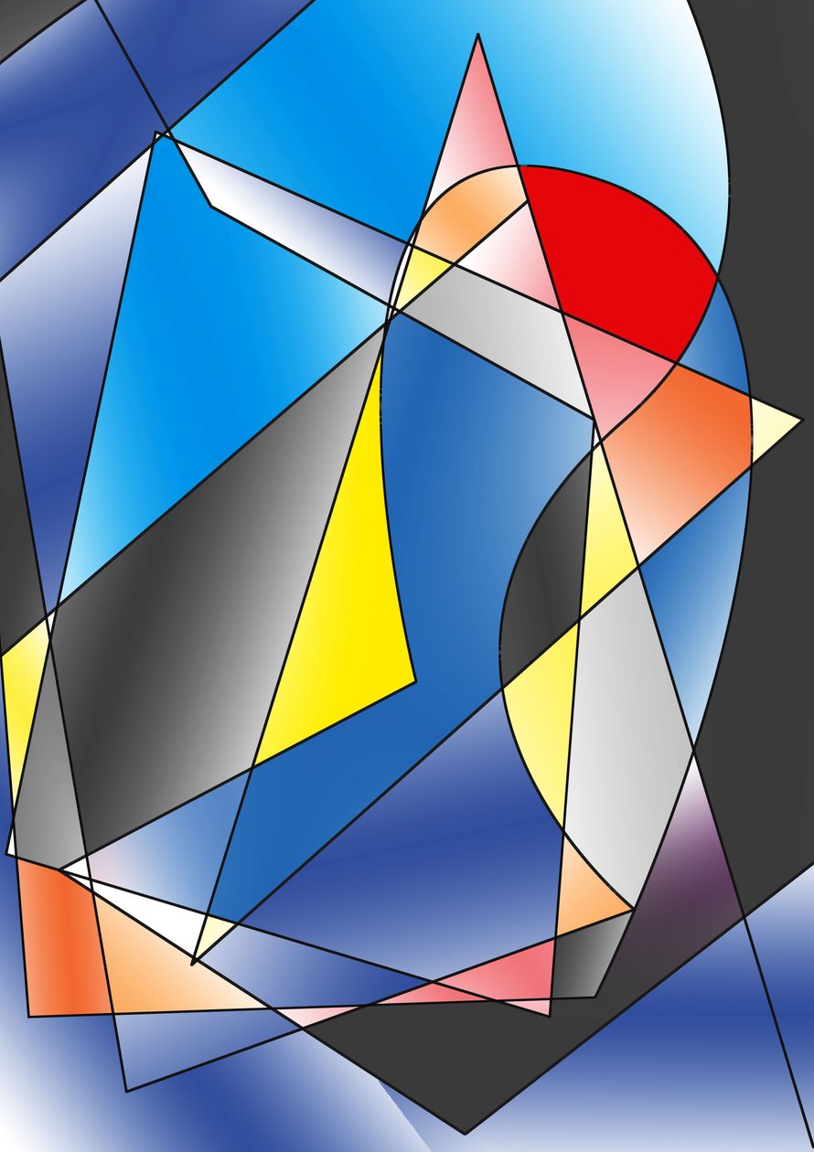 kytara, 2019, (gradient) od Alex Caminker