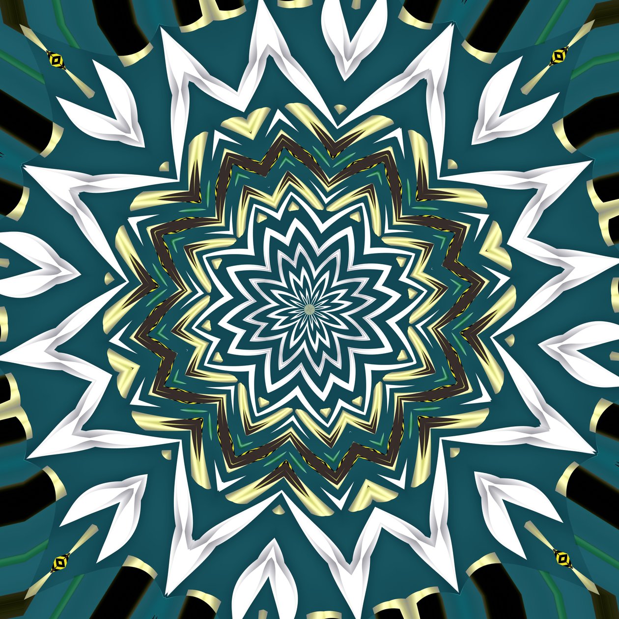 přírodní ornament, (digitální) od Alex Caminker