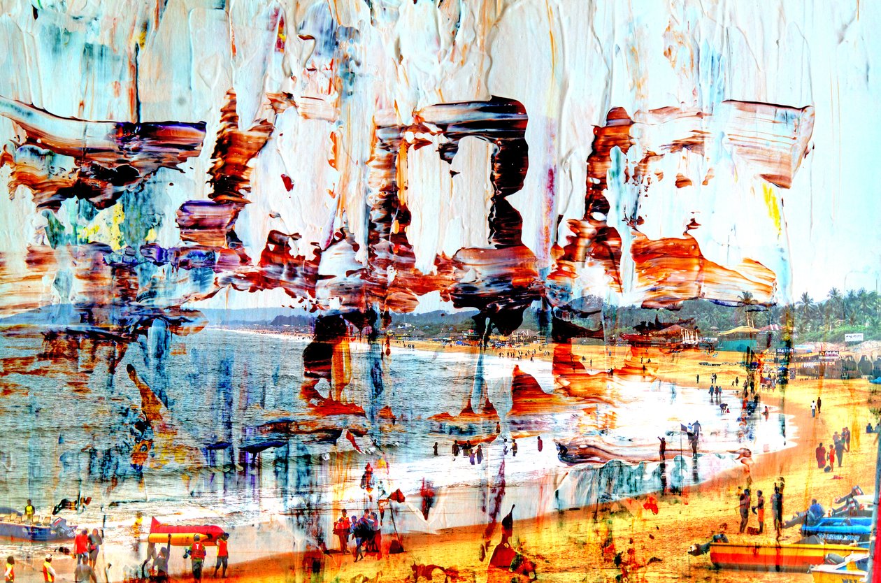 on the Bay, 2019, (kombinovaná média) od Alex Caminker