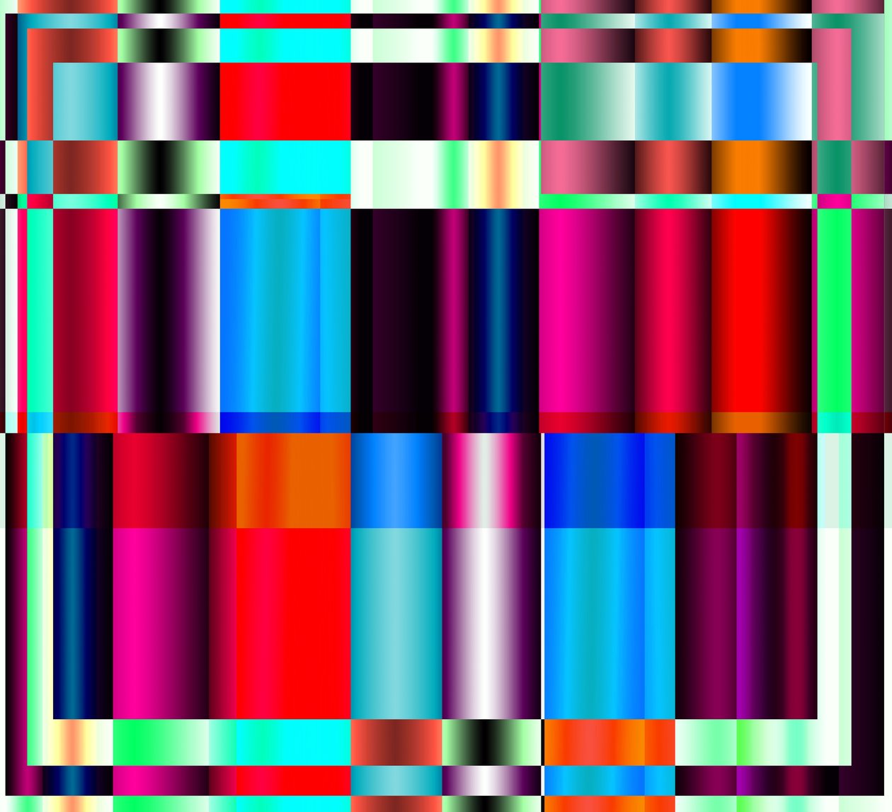 rádio (červená), 2017, (gradient) od Alex Caminker