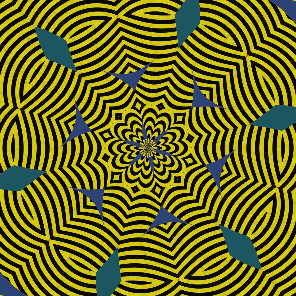 symetrie #13,2019,(kombinovaná média) od Alex Caminker