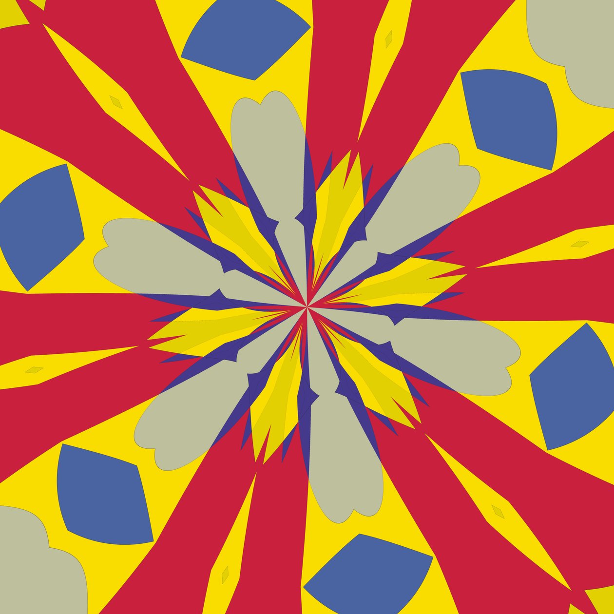 symetrie #45,2019,(kombinovaná média) od Alex Caminker