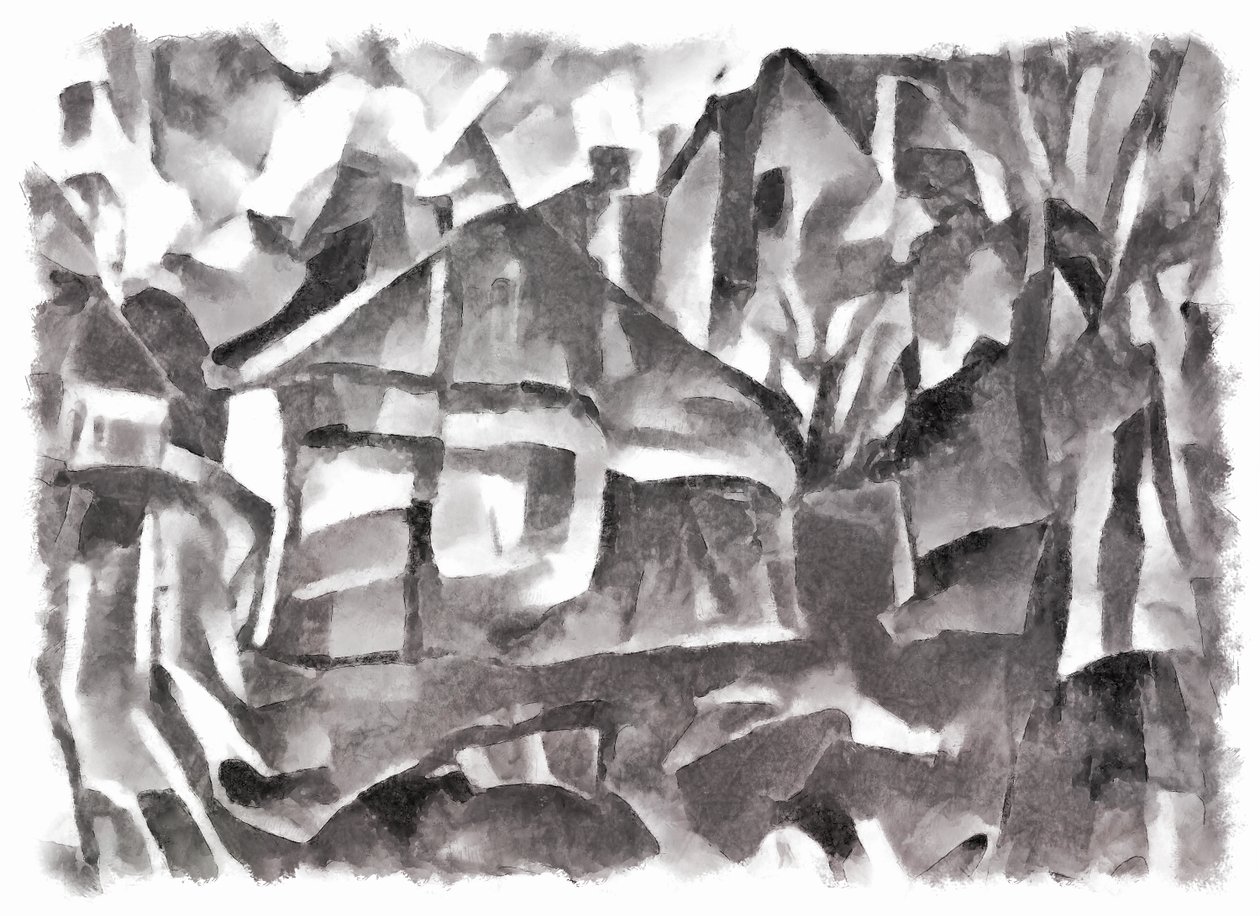 zobrazit (černá) #4, 2016, od Alex Caminker