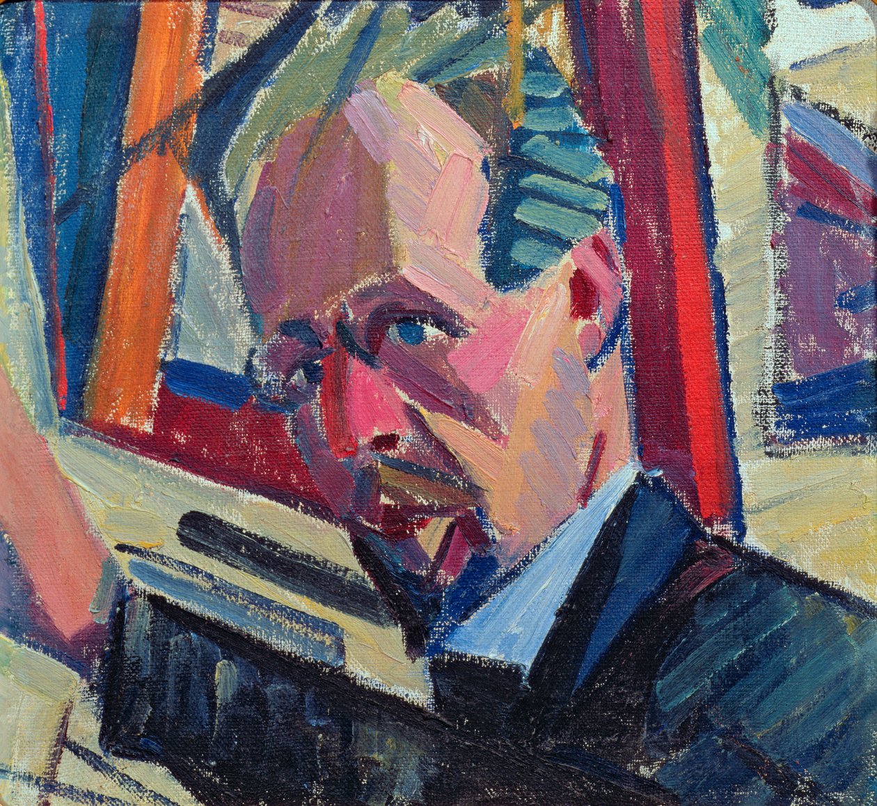 Autoportrét, 1913 od Alexander Bogomazov
