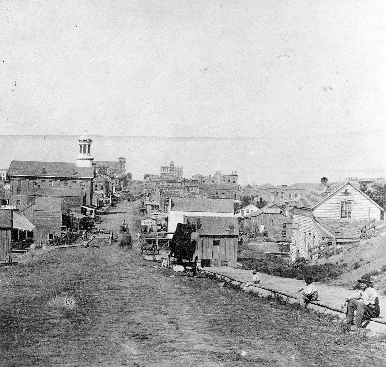 Fifth Street, Leavenworth, Kansas, 1867 od Alexander Gardner