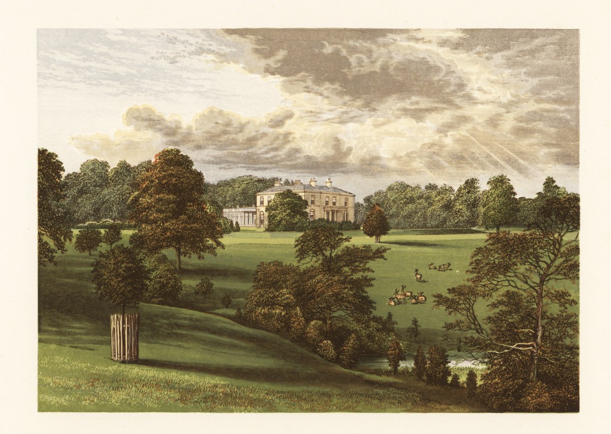 Ashcombe Park, Staffordshire, Anglie. od Alexander Francis (after) Lydon