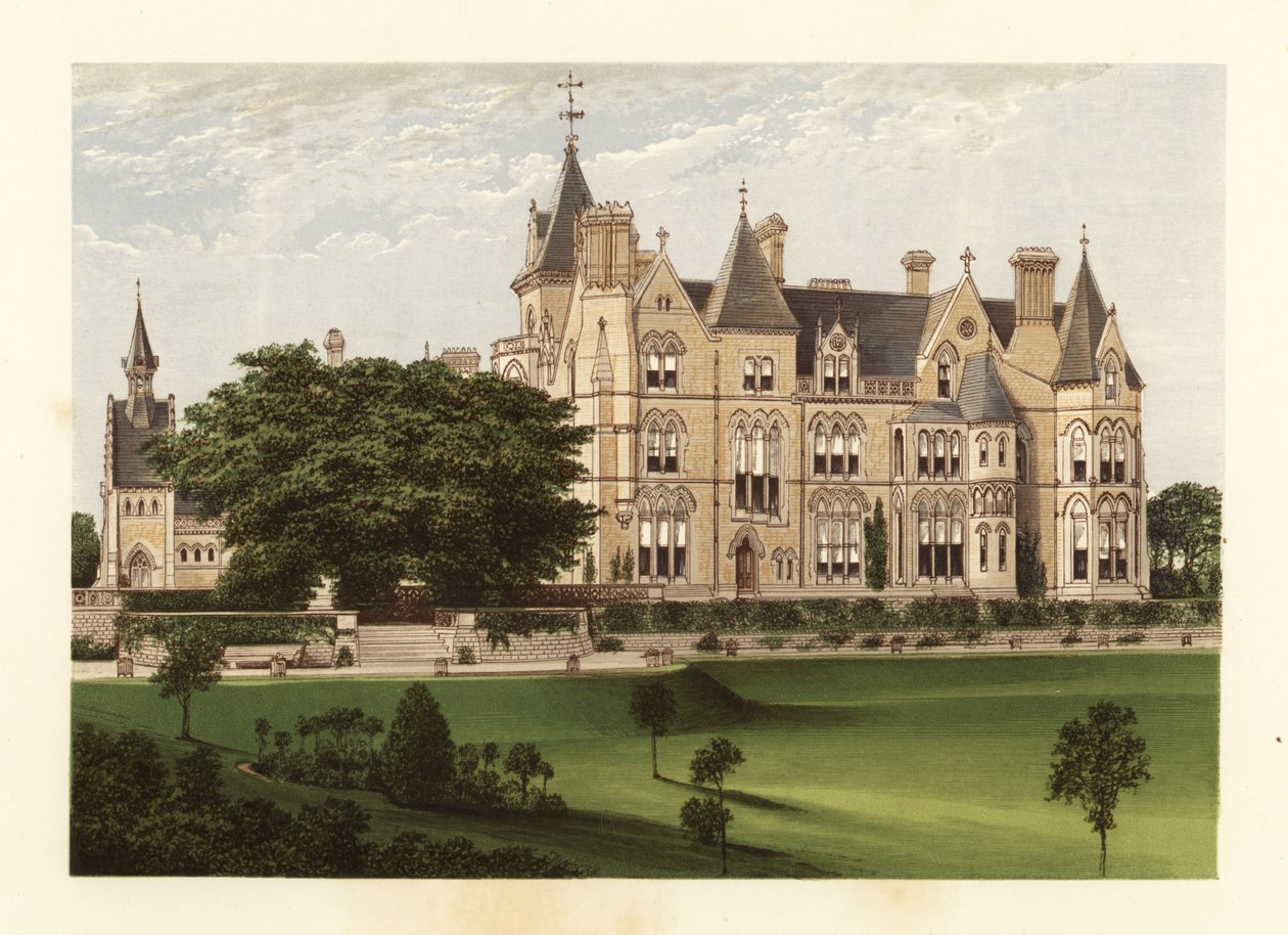Bestwood Lodge., Nottinghamshire, Anglie. od Alexander Francis (after) Lydon