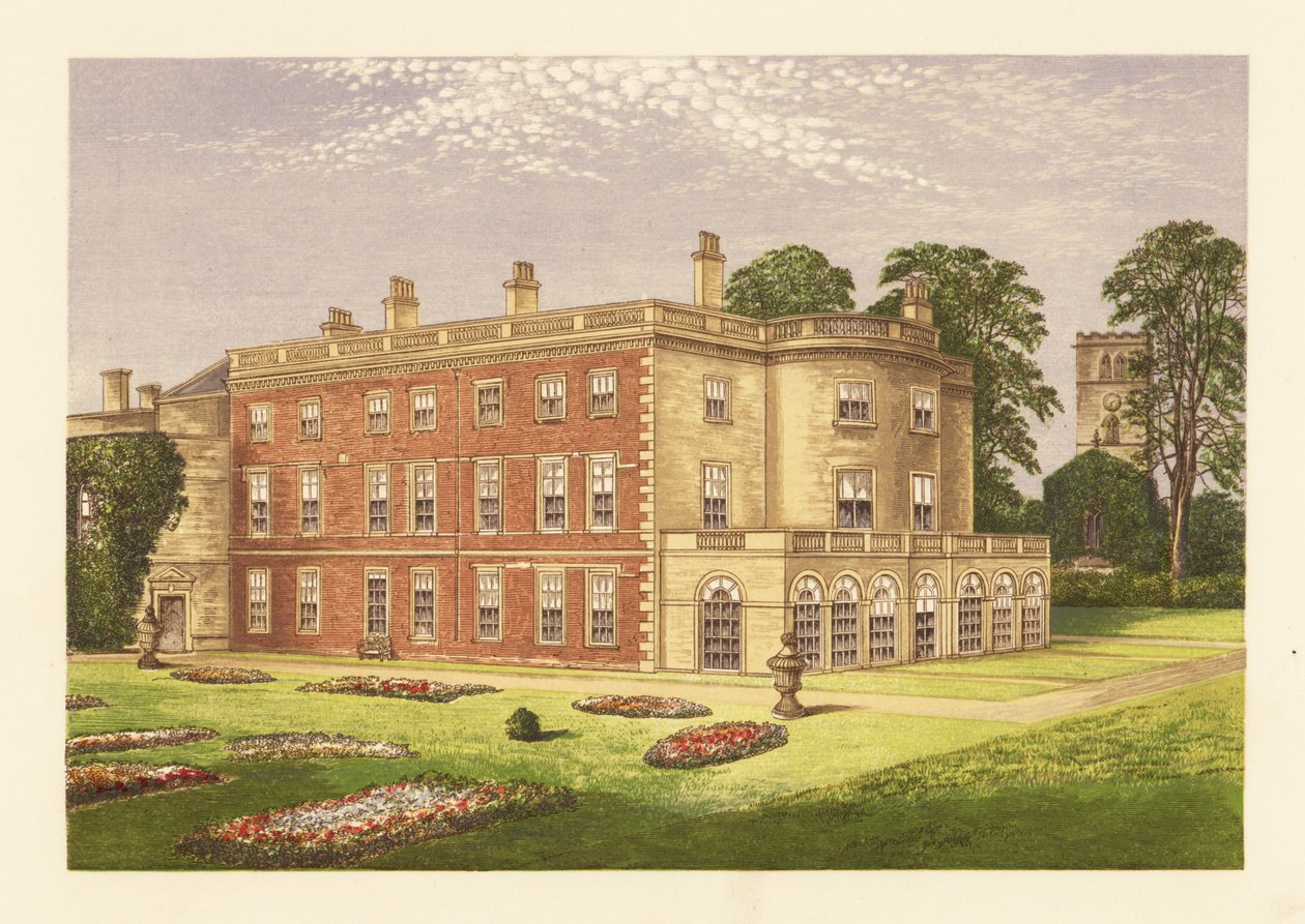 Clifton Hall, Nottingham, Anglie. od Alexander Francis (after) Lydon