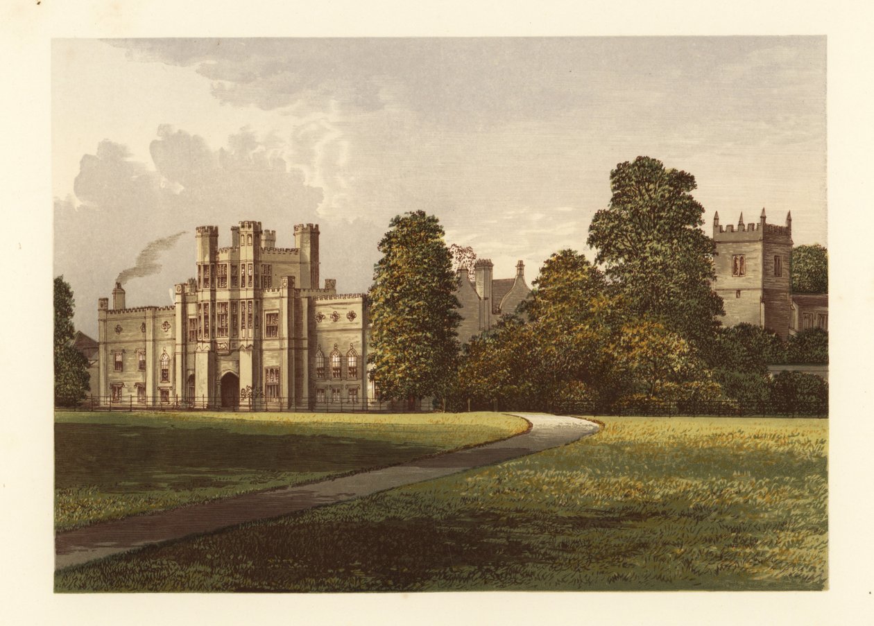 Coughton Court, Warwickshire, Anglie. od Alexander Francis (after) Lydon