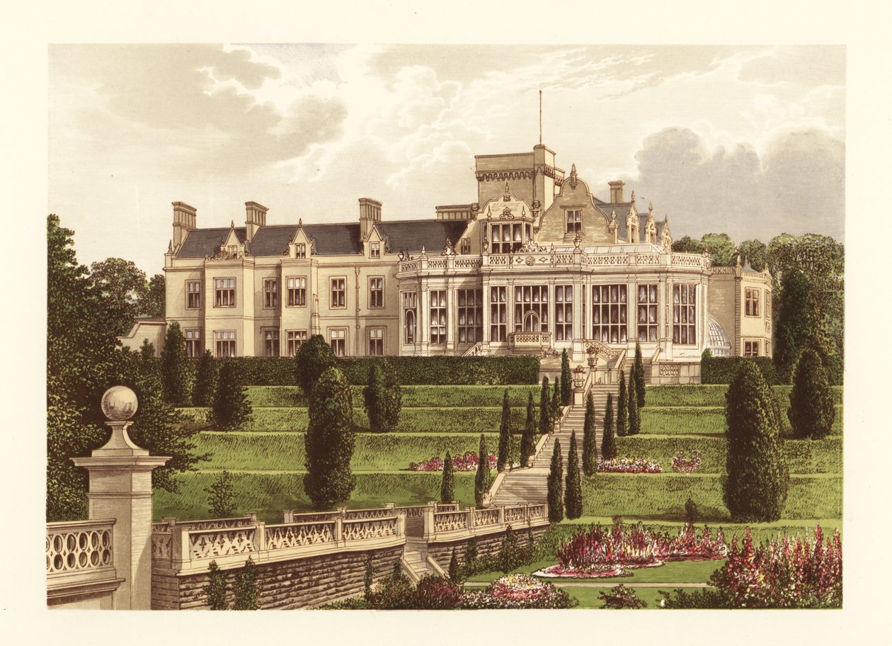 Easton Hall, Lincolnshire, Anglie. od Alexander Francis (after) Lydon