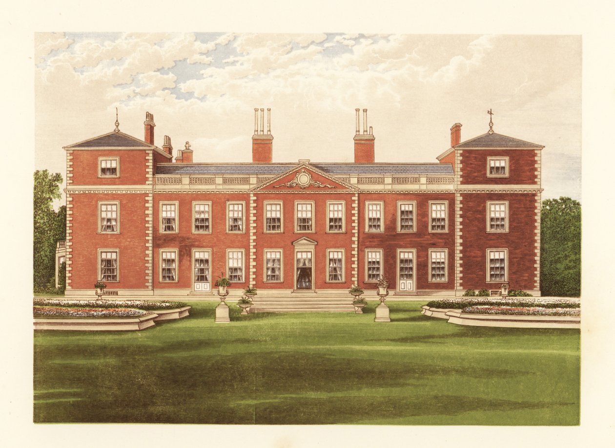 Euston Hall, Suffolk, Anglie. od Alexander Francis (after) Lydon