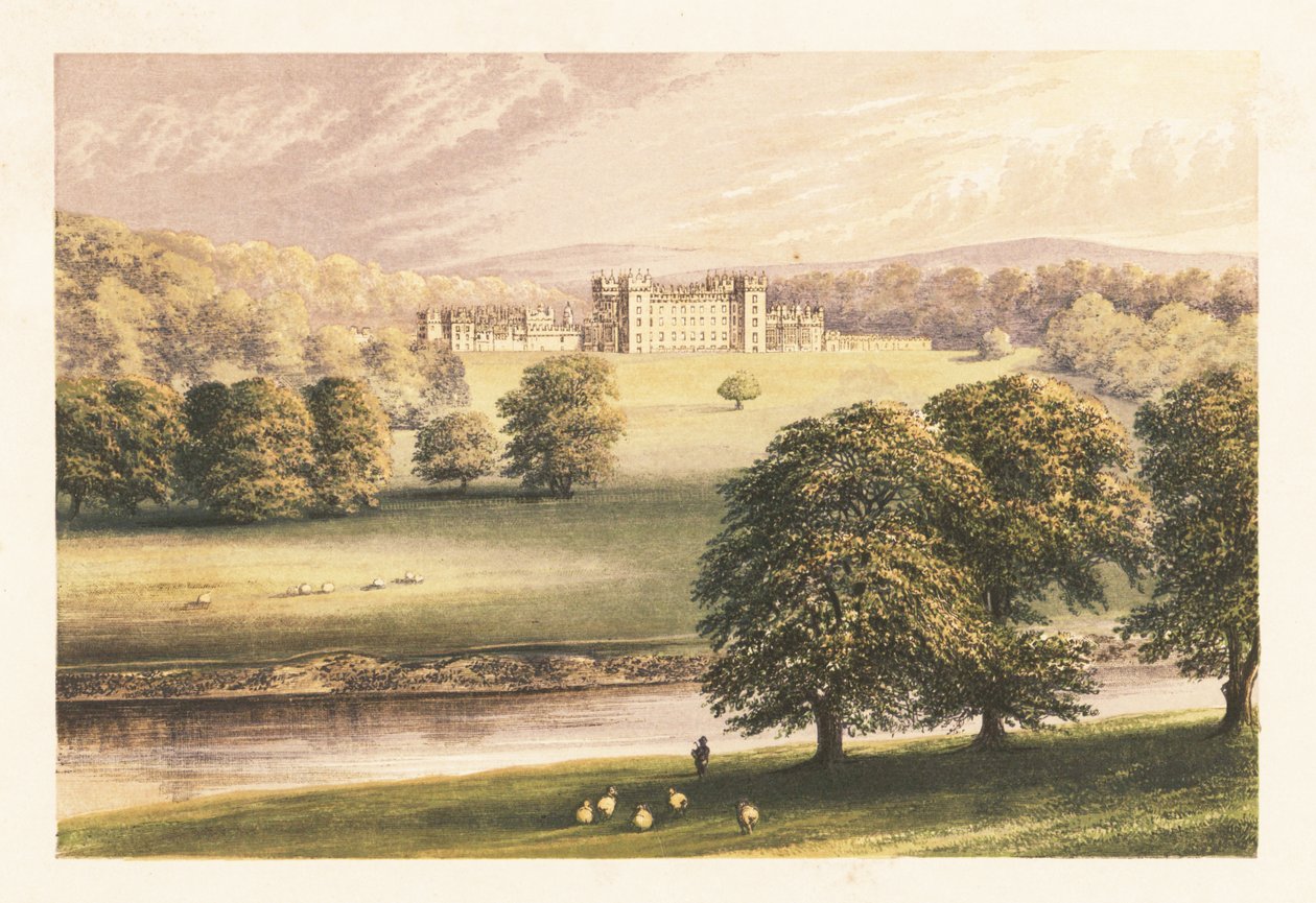 Floors Castle, Roxburghshire, Skotsko. od Alexander Francis (after) Lydon