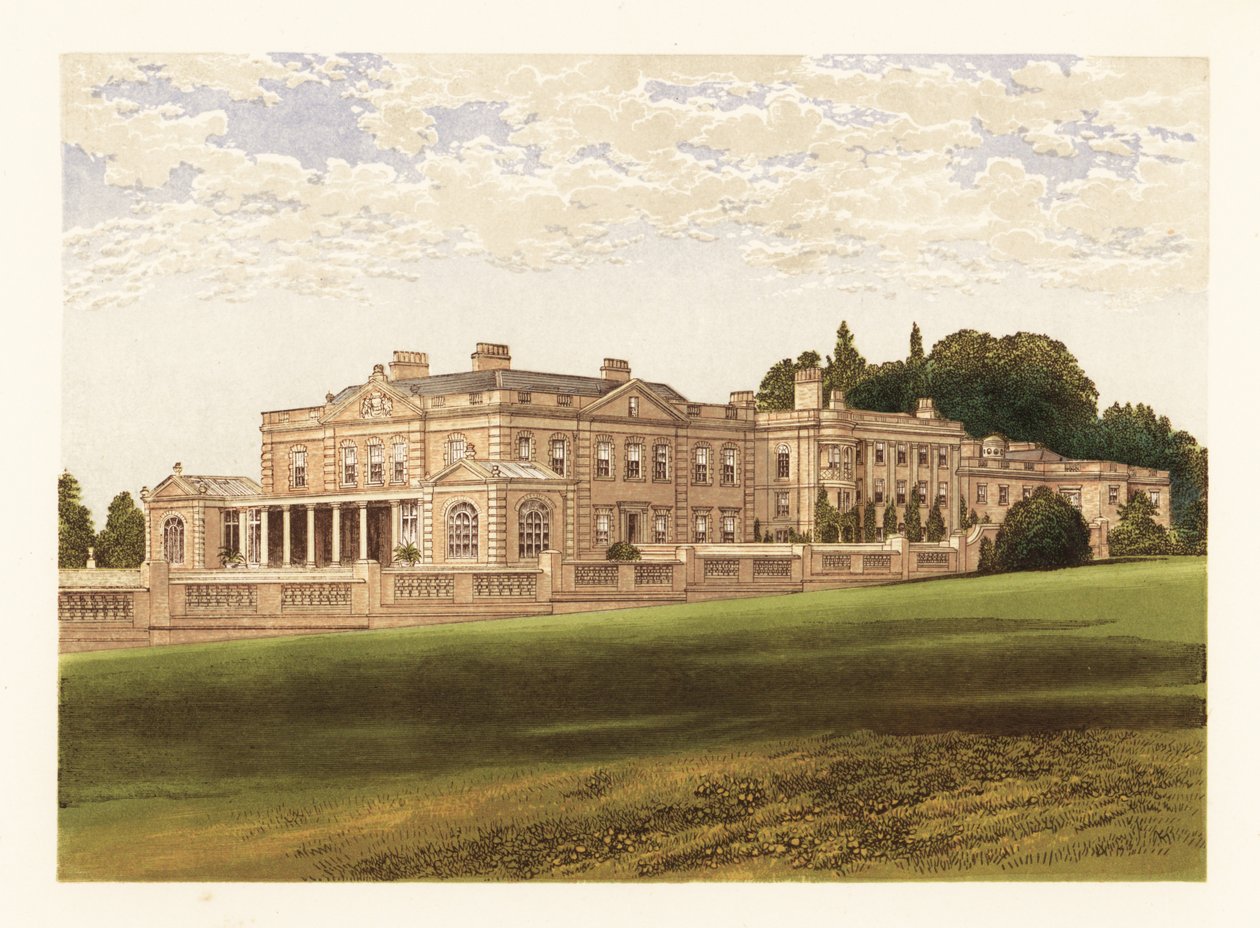 Gunton Park, Suffolk, Anglie. od Alexander Francis (after) Lydon