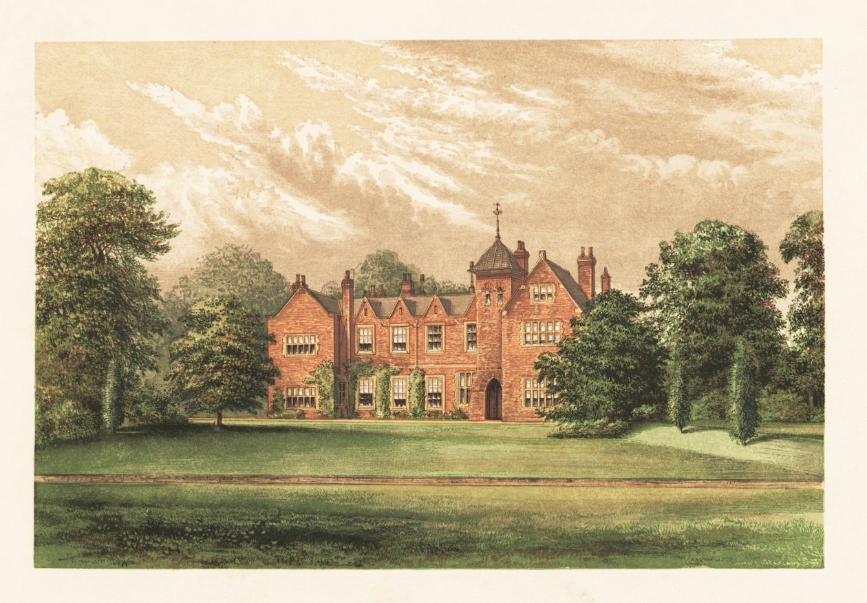 Lea Manor, Lincolnshire, Anglie. od Alexander Francis (after) Lydon