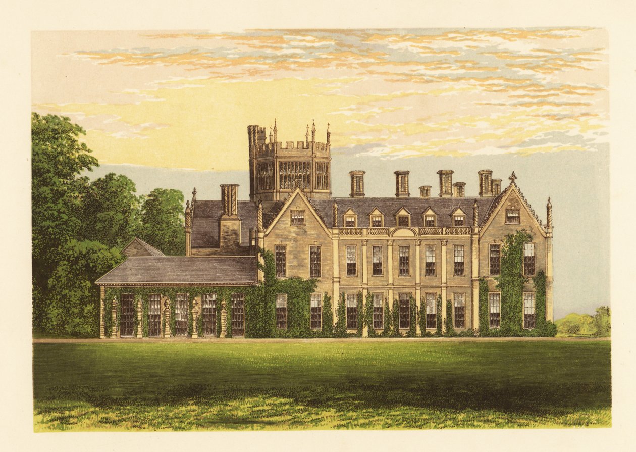 Melbury House, Dorsetshire, Anglie. od Alexander Francis (after) Lydon