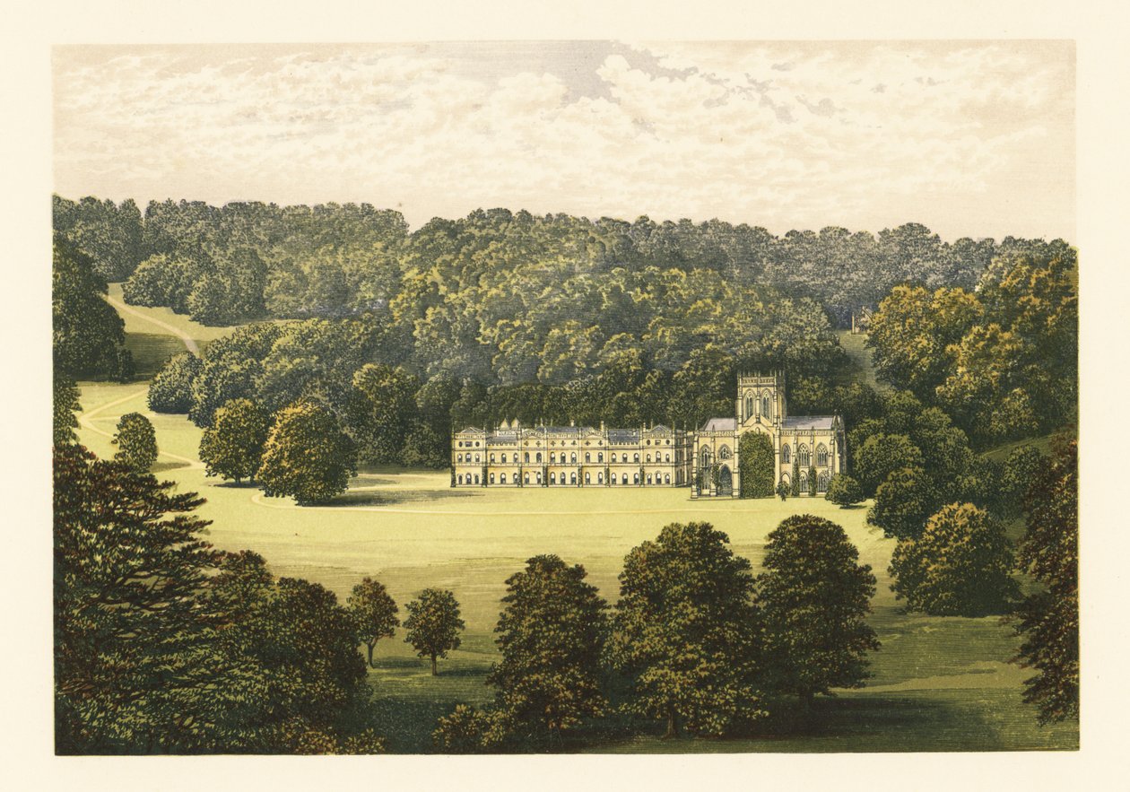 Milton Abbey, Dorsetshire, Anglie. od Alexander Francis (after) Lydon