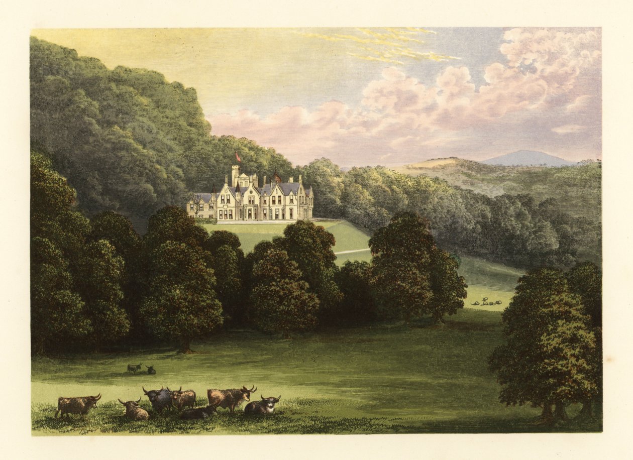 Philiphaugh, Selkirkshire, Skotsko. od Alexander Francis (after) Lydon
