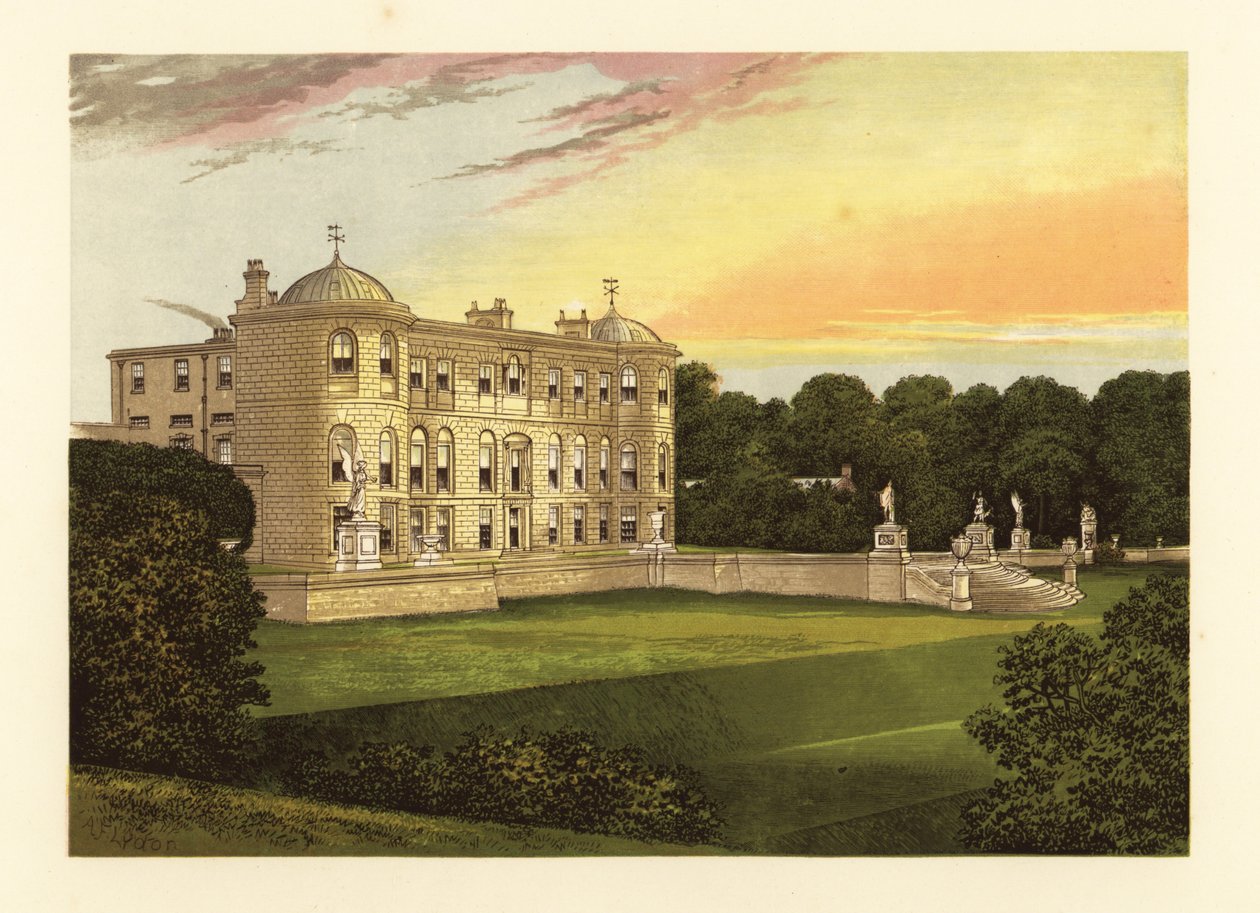 Powerscourt, hrabství Wicklow, Irsko. od Alexander Francis (after) Lydon