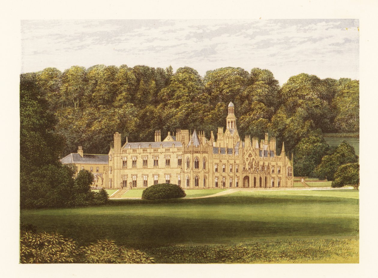 Shelton Abbey, hrabství Wicklow, Irsko. od Alexander Francis (after) Lydon