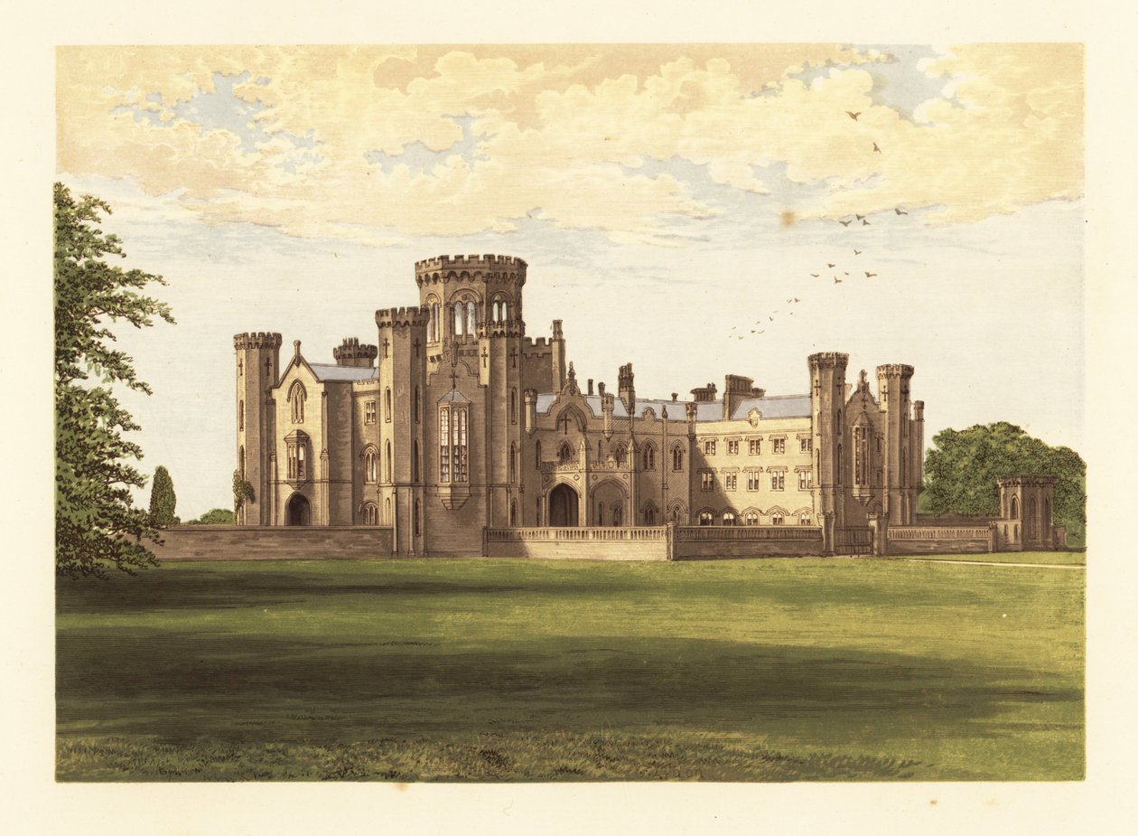 Hrad Studley, Warwickshire, Anglie. od Alexander Francis (after) Lydon