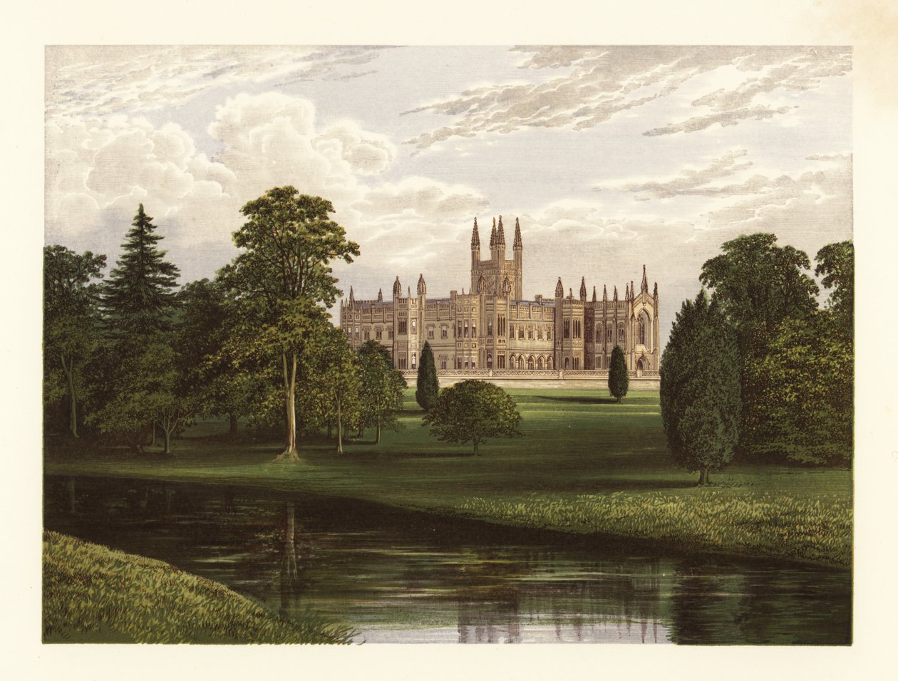 Toddington Manor, Gloucestershire, Anglie. od Alexander Francis (after) Lydon