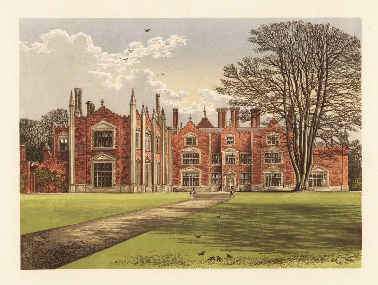 Witchingham Hall, Norfolk, Anglie. od Alexander Francis (after) Lydon