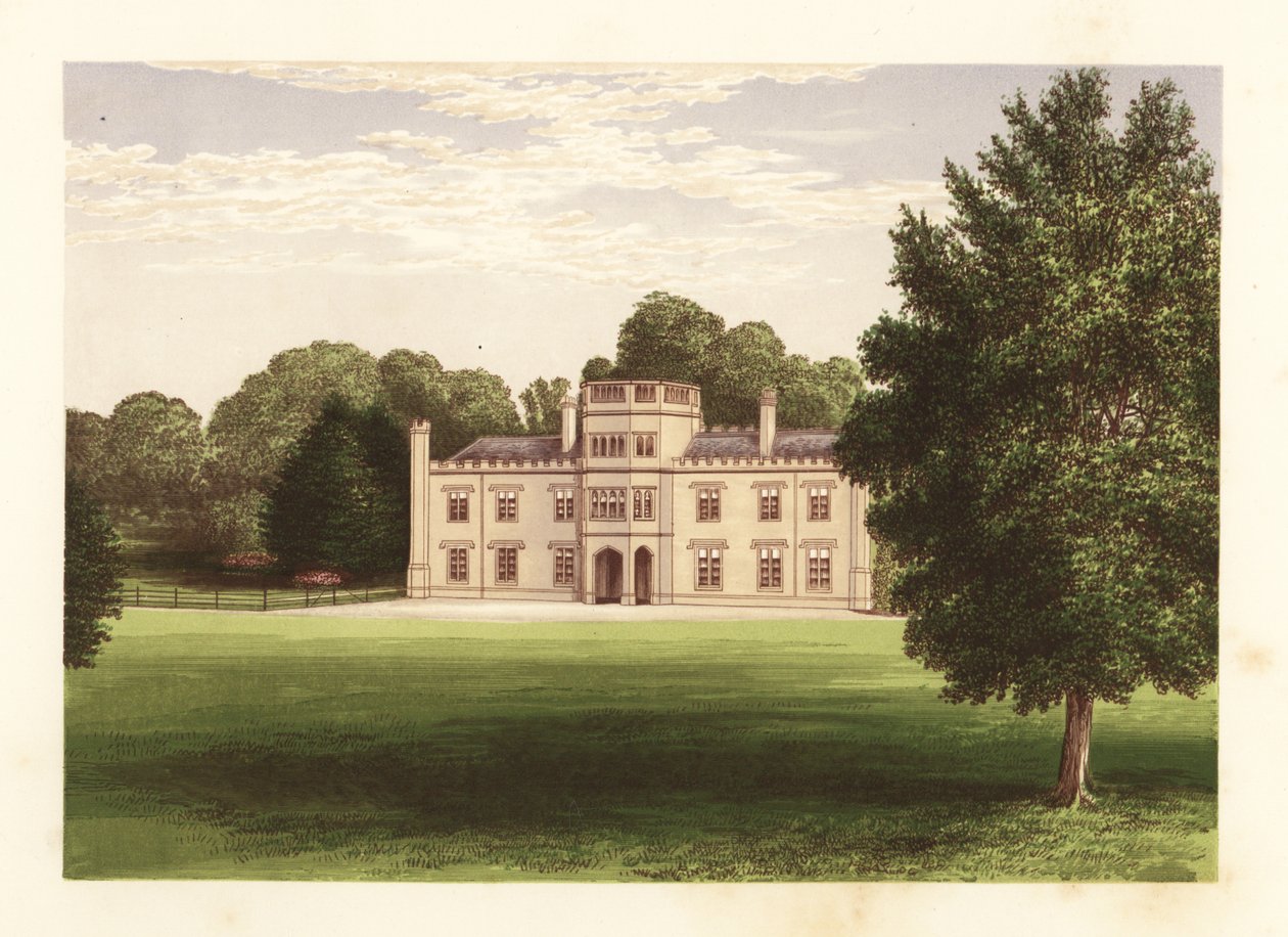 Wolseley Hall, Staffordshire, Anglie. od Alexander Francis (after) Lydon