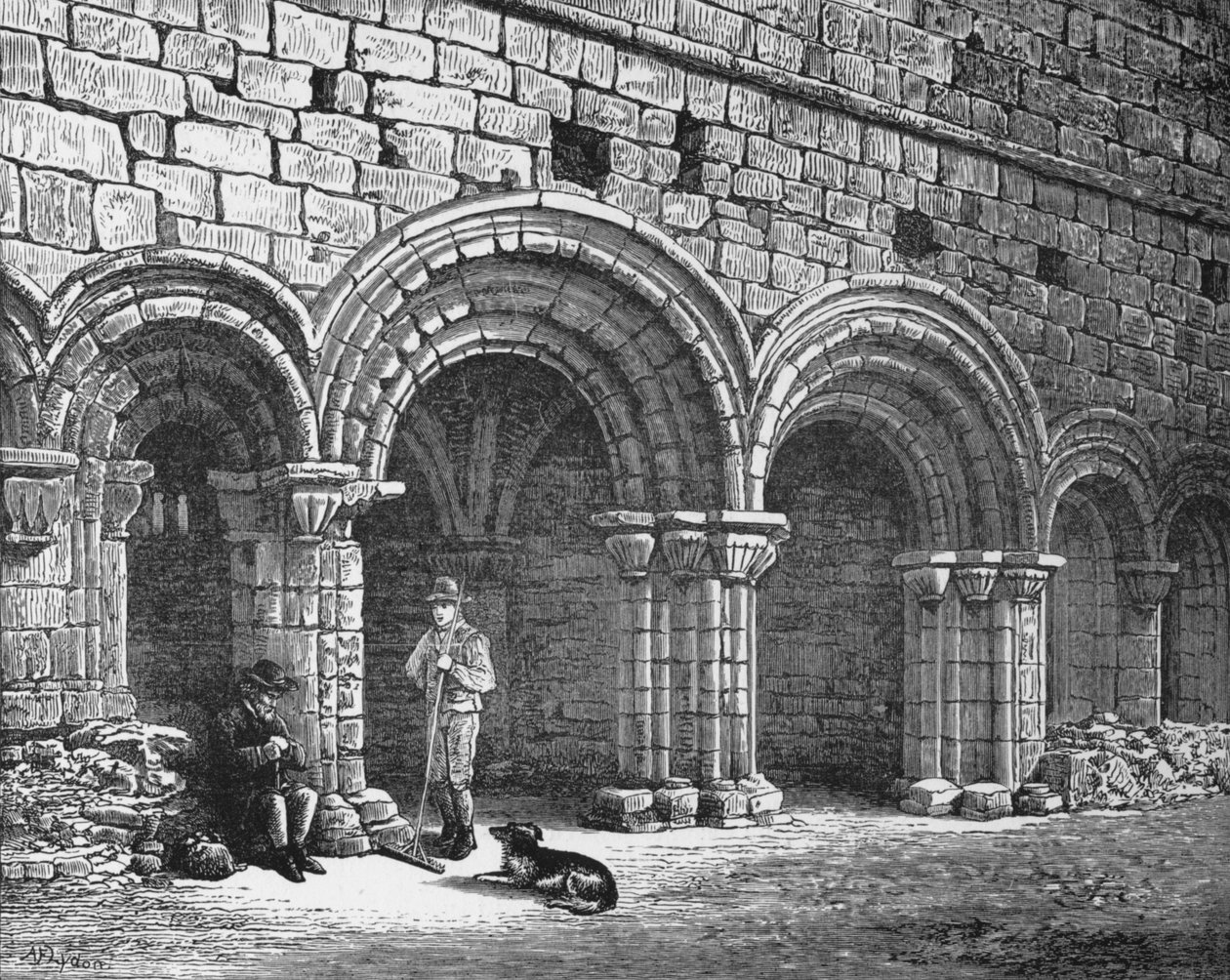 Kapitula, Kirkstall Abbey, c1880, 1897 od Alexander Francis Lydon